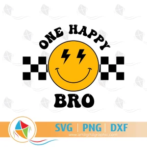 One Happy Bro Checkered