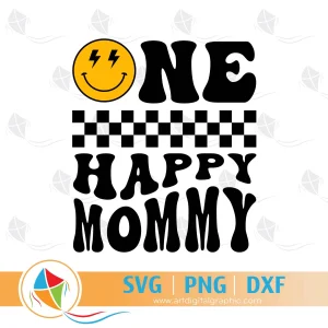 One Happy Mommy Checkered