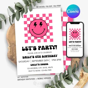 Let's Party Invitation