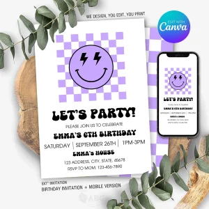 Let's Party Invitation