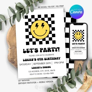 Let's Party Invitation