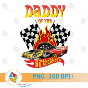 Dady Birthday Boy Hot Wheels