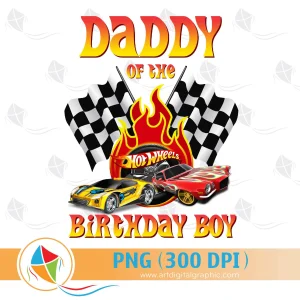 Daddy Birthday Boy Hot Wheels