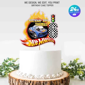 Hot Wheels Topper Cake