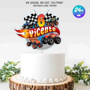 Hot Wheels Topper Cake