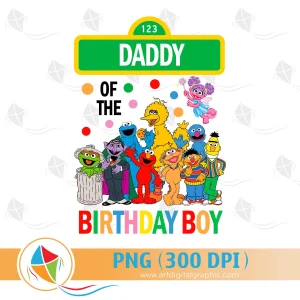 Daddy of the Birthday Boy Sesame Street