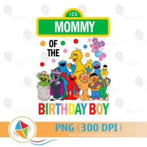 Mommy of the Birthday Boy Sesame Street