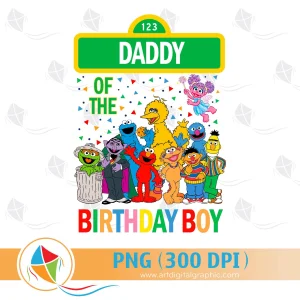 Daddy of the Birthday Boy Sesame Street