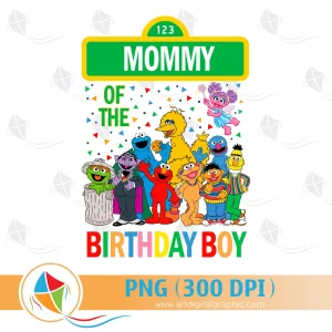 Mommy of the Birthday Boy Sesame Street