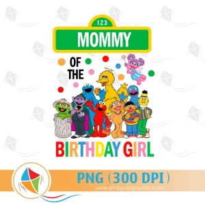 Mommy of the Birthday Girl Sesame Street