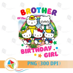 Brother of the Birthday Girl Hello Kitty