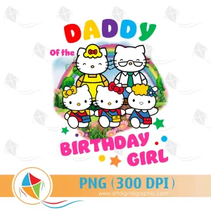 Daddy of the Birthday Girl Hello Kitty