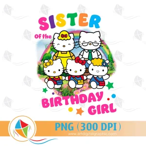 Sister of the Birthday Girl Hello Kitty