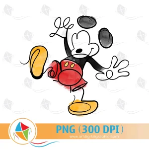 Mickey Outline Free