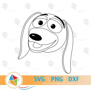 Toy Story Slinky Dog Face Free