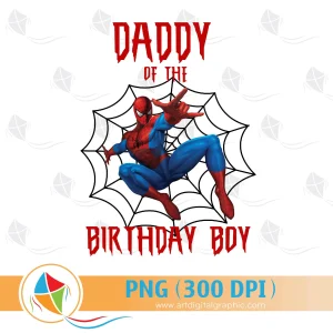 Daddy of the Birthday Spiderman