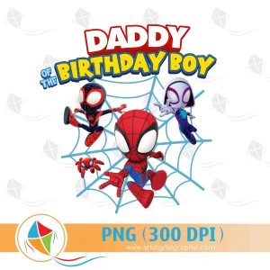 Daddy of the Birthday Boy Spidey