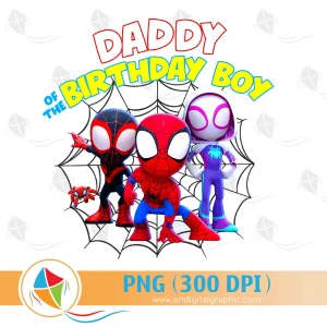 Daddy of the Birthday Boy Spidey