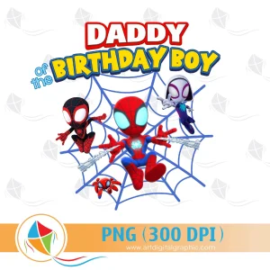 Daddy of the Birthday Boy Spidey