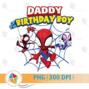 Daddy of the Birthday Boy Spidey