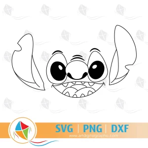 Stitch Face Outline Free