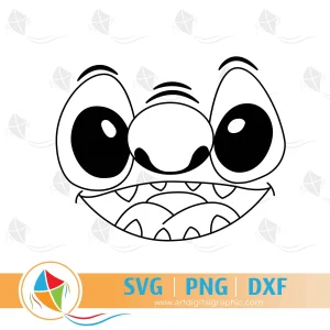 Stitch Face Outline Free