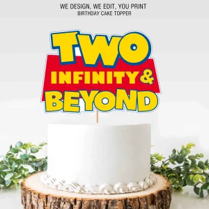 Two Infinity and Beyond Toy Story Topper Cake