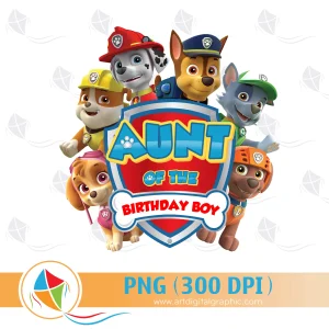 Aunt of the Birthday Boy Paw Patrol