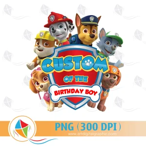 Paw Patrol Birthday Boy Custom