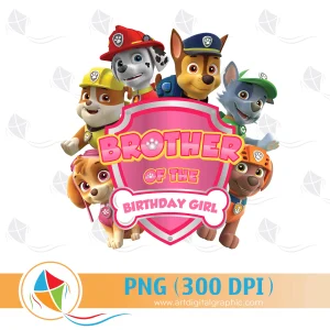 Brother of the Birthday Girl Paw Patrol