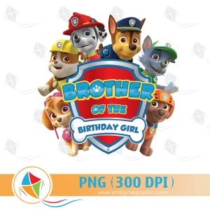 Brother of the Birthday Girl Paw Patrol