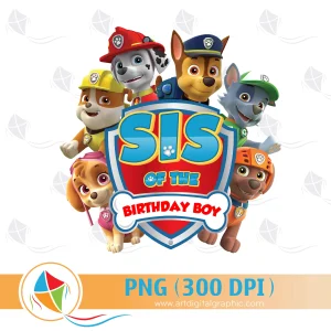 Sis of the Birthday Boy Paw Patrol