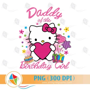 Daddy of the Birthday Girl Hello Kitty