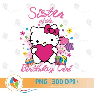 Sister of the Birthday Girl Hello Kitty