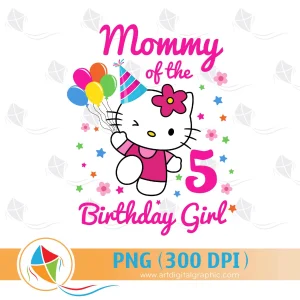 Mommy of the Birthday Girl Hello Kitty