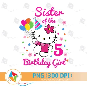 Sister of the Birthday Girl Hello Kitty