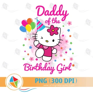 Daddy of the Birthday Girl Hello Kitty