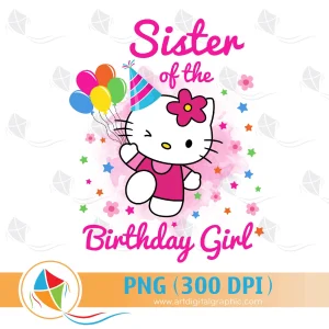 Sister of the Birthday Girl Hello Kitty