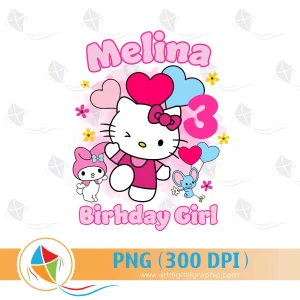 Birthday Girl Hello Kitty