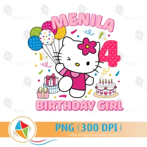 Birthday Girl Hello Kitty