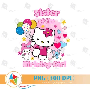 Sister of the Birthday Girl Hello Kitty