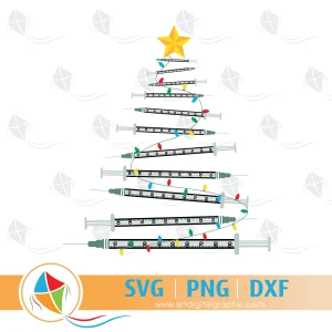 Syringe Christmas Tree