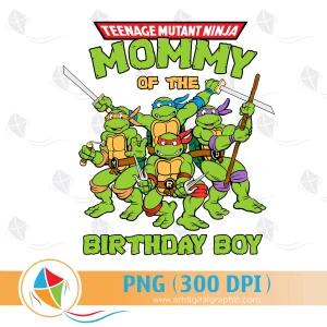 Mommy of the Birthday Boy Ninja Turtle