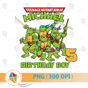 Birthday Boy Ninja Turtle