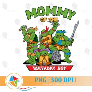 Mommy of the Birthday Boy Ninja Turtle