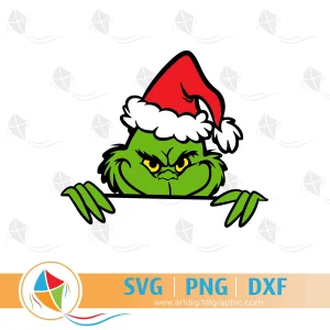 Grinch Face Free