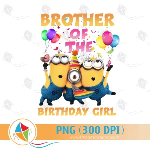 Brother of the Birthday Girl Minion