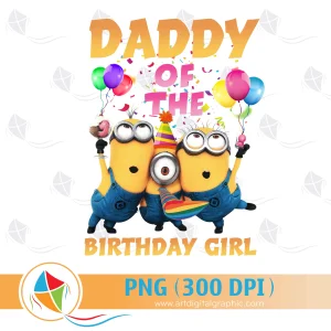 Daddy of the Birthday Girl Minion