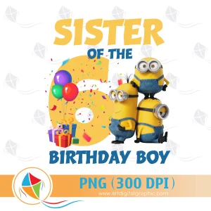 Sister of the Birthday Boy Minions