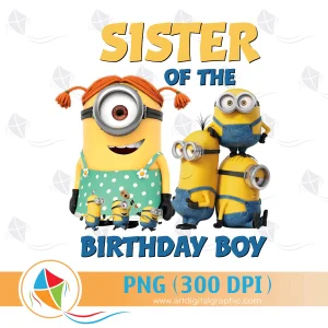 Sister of the Birthday Boy Minions